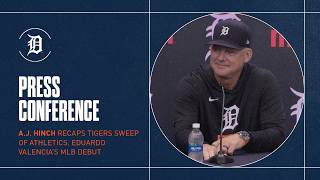 A.J. Hinch on Tigers Sweeping the Athletics, Valencia's Spectacular Debut | 7/9/26 screenshot 4