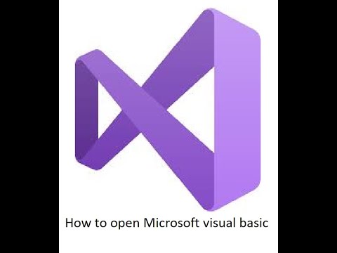 How To Open Microsoft Visual Basic