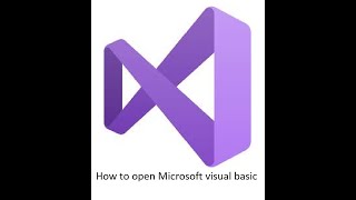 How To Open Microsoft Visual Basic