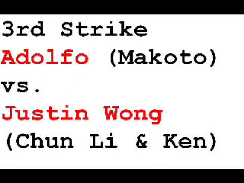 UCLA Tips and Tricks 05/2003 3S:  Adolfo vs Justin Wong