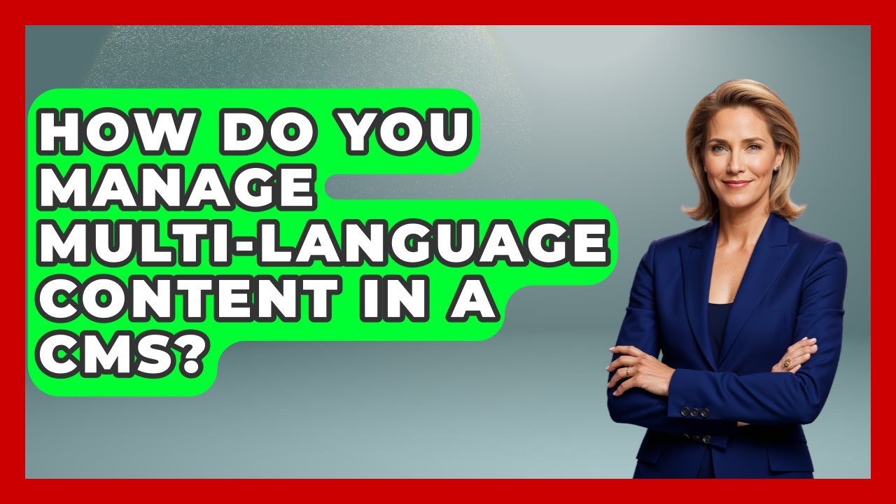 How Do You Manage Multi-language Content In A CMS? - Saas Marketing Wizards