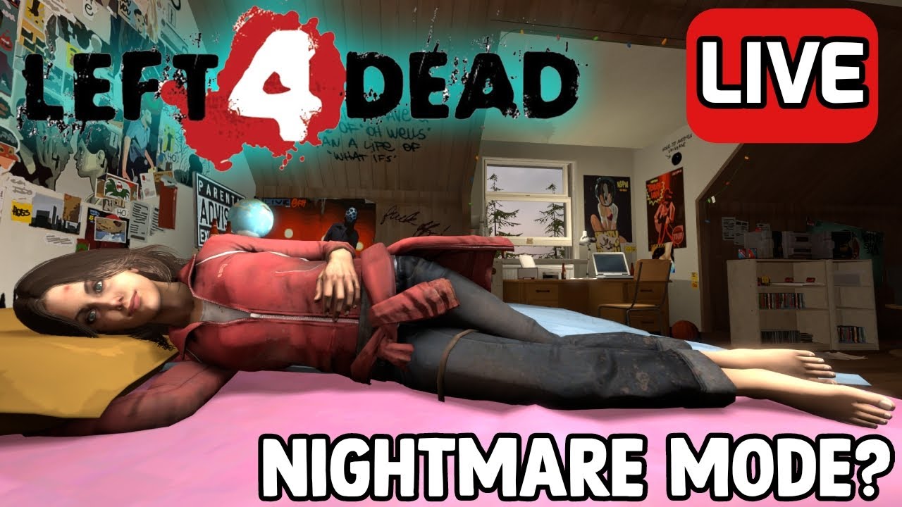 🔴 LEFT 4 DEAD 1: NIGHTMARE MODE With Viewers