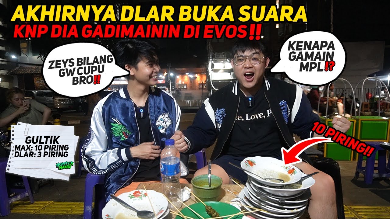 BONGKAR RAHASIA EVOS KENAPA DLAR BISA GADIMAININ ‼️ ADU MUKBANG ABIS 10 PIRING GULTIK GW COK GILA