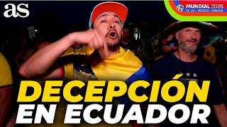 Decepción Enorme De La Hinchada Ecuatoriana Tras El Empate Ante Curaçao 0-0 Mundial 2026