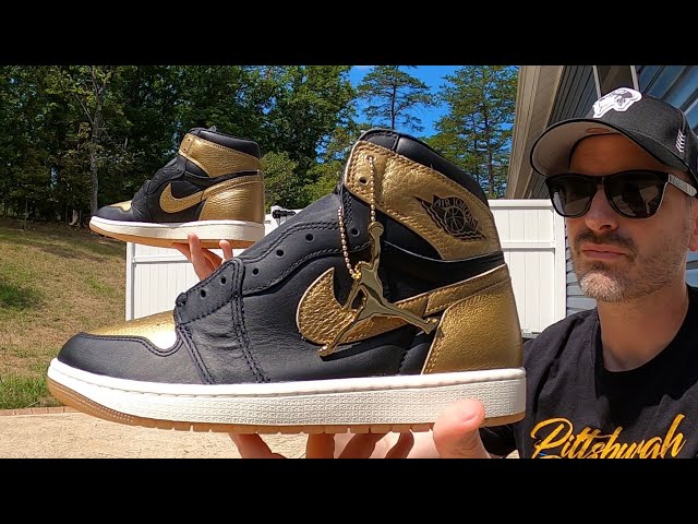 Air Jordan 1 High OG - BLACK & GOLD - The Good and Bad - YouTube