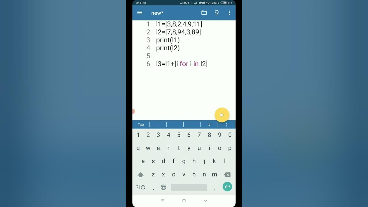 How to Merge Two Lists using List Comprehension in Python | Python ...