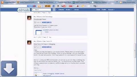 Edmodo how to turn in an assignment