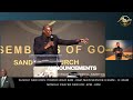 Monday Prayer Service 17 July 2023