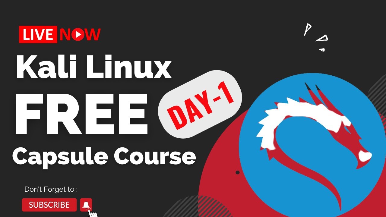Kali Linux Free Capsule Course - Day 1 [ Hindi ] - YouTube
