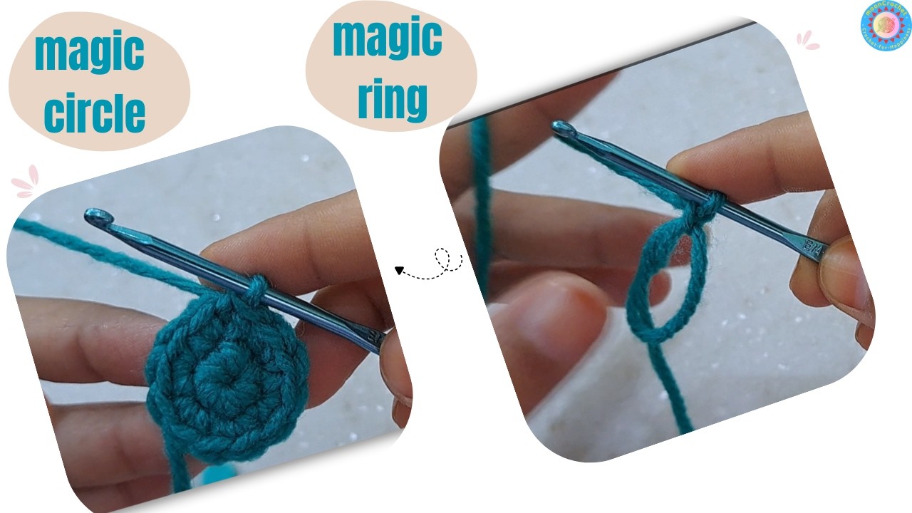 magic ring / magic circle crochet for absolute beginners step by step tutorial @crochetforhappiness