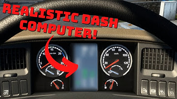 ETS2 MODS | REALISTIC COMPUTER FOR SCANIA R AND STREAMLINE | 1.43