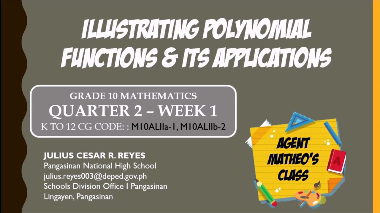 g10 math q2 week 1- graph of polynomial Images High... Math 10 Q2 Week 1- Illustrating Polynomial Function and its Application ...