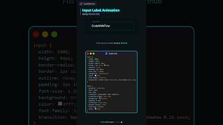 Input Label Animation