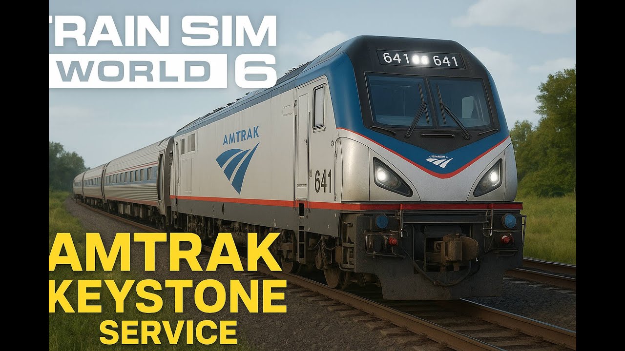 Amtrak Keystone Service | Train Sim World 6 – New York Penn Station to Trenton, NJ