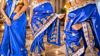 How To Wear Silk Saree Perfectly || Silk Saree Draping For Beginners ||