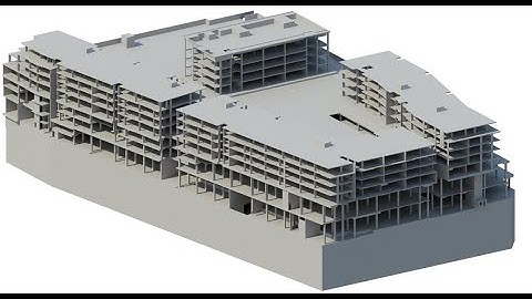 Revit structure Bài 3.1: thực hành vẽ dầm chéo, mái chéo