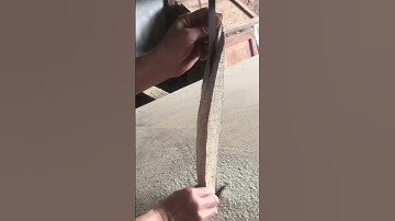 How to-Build off excess wood with a crude iron wire that easily splits in two #shorts