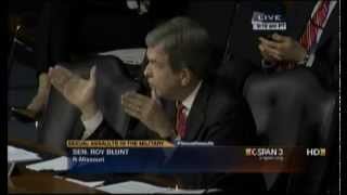 Senator Blunt Presses Military Leaders For Answers On Military Sexual Assaults 6/4/13