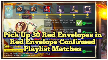 Call Of Duty Mobile Pick Up 30 Red Envelopes in Red Envelope Confirmed Playlist Matches TaskComplete
