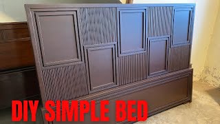 DIY Simple bed #woodworking #diy