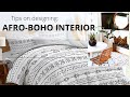 HOW TO DESIGN AFRO-BOHO INTERIOR DESIGN STYLE|HOME DECORATING IDEAS BOHO INTERIOR DESIGN #bohemia