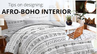HOW TO DESIGN AFRO-BOHO INTERIOR DESIGN STYLE|HOME DECORATING IDEAS BOHO INTERIOR DESIGN #bohemia
