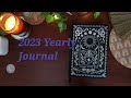 2023 yearly set up my witchy journal