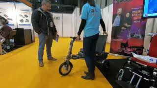 The eFoldi Mobility Scooter at Trade Days Show 2017 The eFoldi Mobility Scooter at Trade Days Show 2017