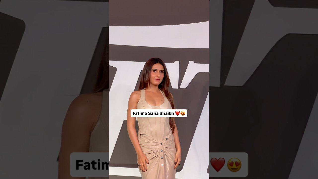 Фатима Сана Шейх прибыла на презентацию журнала Variety Magazine India 