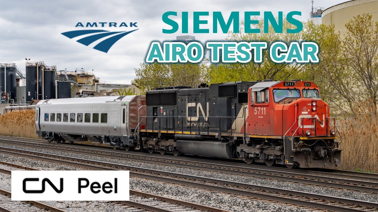 Quick Peel Visit with Siemens Airo Test Car, GO and CN - YouTube