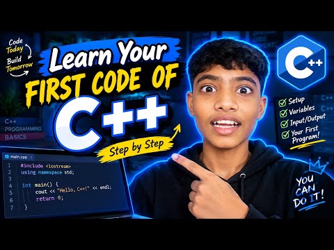 Learn your first code of c++ ( step by step) 