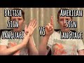 Differences Between BSL and ASL [D'oh! I Made a Mistake!]