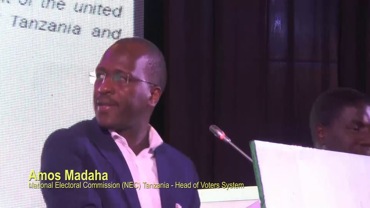 S6   Tanzania   Amos Madaha, Head of Voters System Development and Administration
