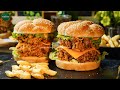 Kfc style mighty zinger burger recipe by sooperchef