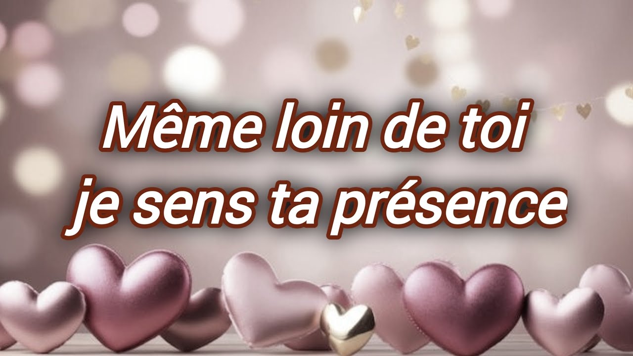 Je sens ta présence malgré la distance 💫 | Amour à distance