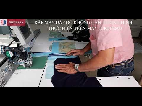 Video Thử nghiệm may rập đáp đô trên máy JUKI PS-800 - youtube