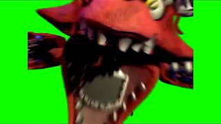 Five Nights at Freddy's 2 Foxy Jumpscare (green screen)