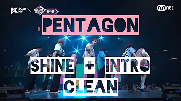 [No Audience + CLEAN] PENTAGON - INTRO + Shine | 180705 KCON NY