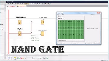 NAND Logic Gate PLC Program using Siemens LOGO Software / #insightcontrolsystem