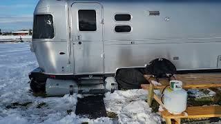 AirSkirts - Airstream Install - Winter Camping