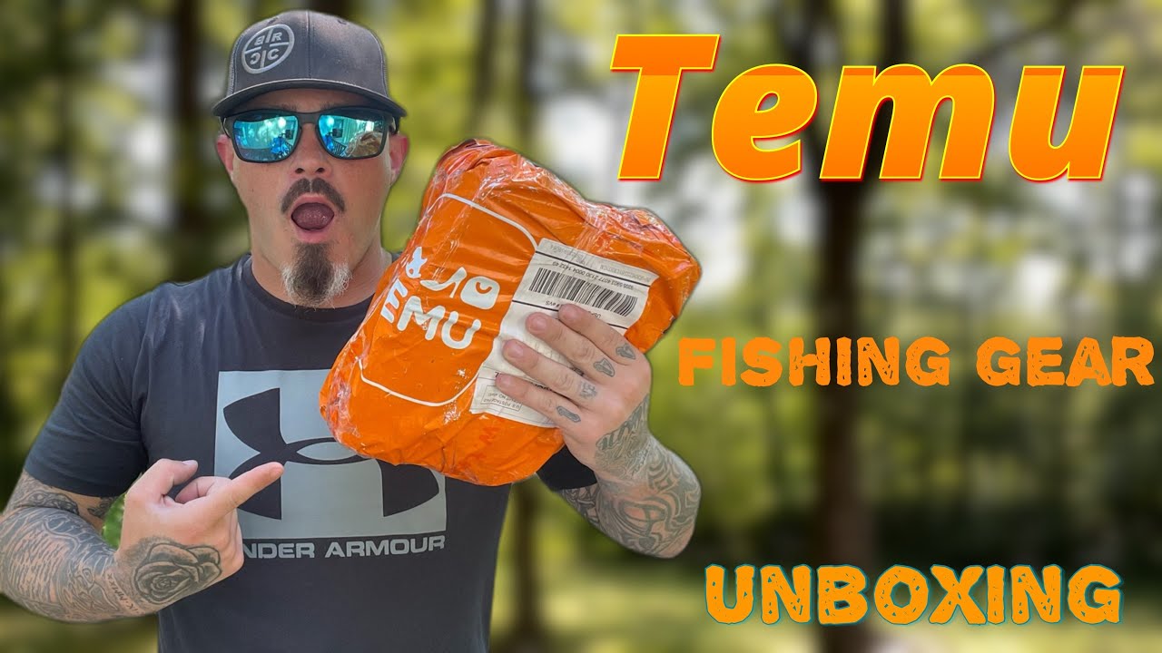 Temu fishing gear unboxing!!! bassfishing fishing temu 