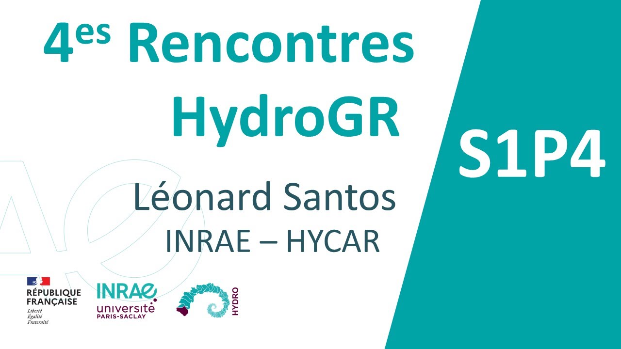 HydroGR 2021 - S1P4 - Modèle GR4 en représentation d’état - Santos (INRAE, HYCAR)
