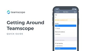 Getting started with Mobile Data Collection — Teamscope tutorial screenshot 2