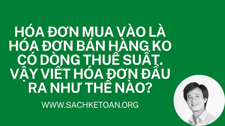 Maất hóa đơn đầu vào k có thuế gtgt