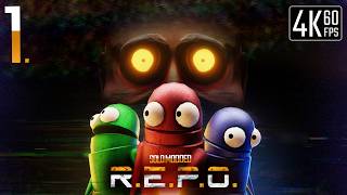 R.E.P.O. (Solo Modded) - 4K60 Walkthrough Level 1 - Swiftbroom Academy