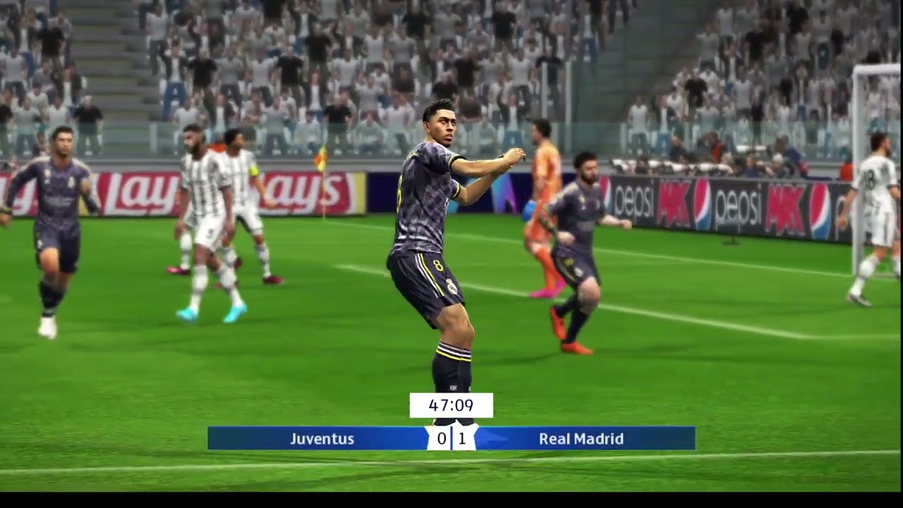 JUVENTUS 1-5 REAL MADRID UCL QUARTER FINAL 2ND LEG #juventus#realmadrid#bellingham#isak#ronaldo