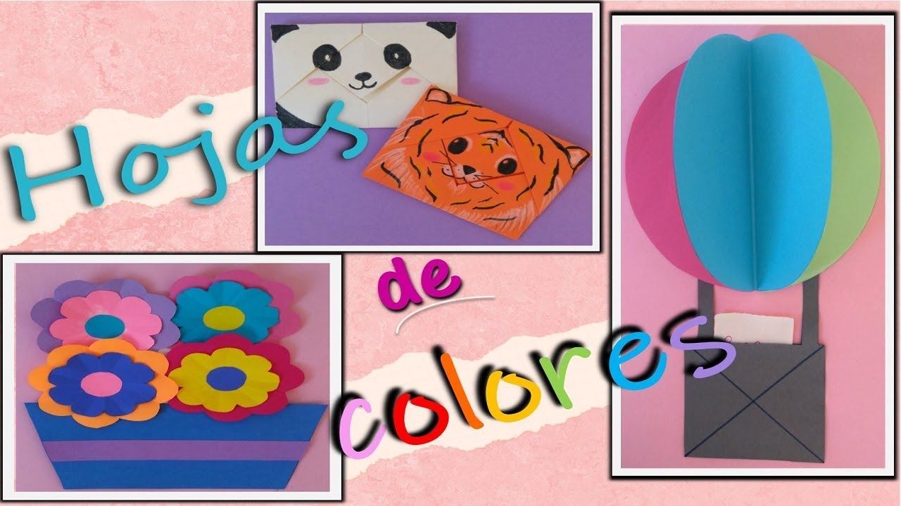 Cartas Creativas Para Tu Novio Con Hojas De Color Youtube
