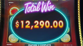 HUGE JACKPOT! 💵 $12K on Flaming Hot Pots | $100 Bet Triple Pop +Mini Pepper! #fypviral #slotmachine  screenshot 3