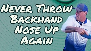 How To Throw Flat Backhands Every Time