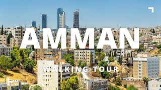 Walking tour in Amman Jordan 🇯🇴 Abdoun & Jabal Al Lweibdeh
